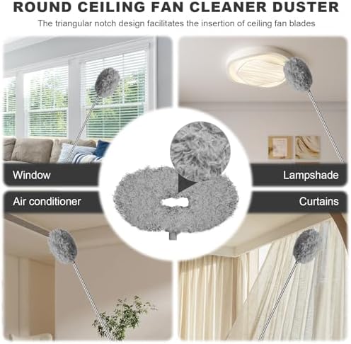 Storystore Ceiling Fan Cleaner Duster, Adjustable Microfiber Duster - Image 3