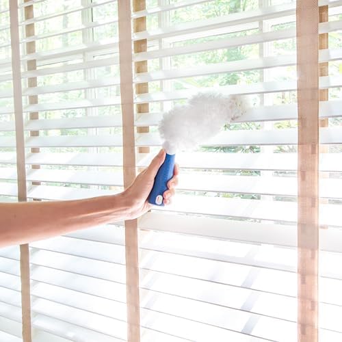 Unger Connect and Clean Dusting Kit with 4' Steel Pole, Features Microfiber Duster, Cobweb and Corner Duster and Wide Blind Duster, High-Access Dusting and Cleaning of Blinds, Windowsils, Cabinets - Image 7