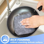 KinHwa Dish Cloths for Washing Dishes with Scrub Side, Microfiber Dish Rags - Image 2