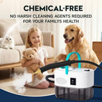 KEROMEE Steam Cleaner, 1500W High Pressure Steamer with 1.27Qt Tank, 15s Fast Heat, 6-Level Adjustable Steam, Portable Machine with 15pcs Kit for Dirt, Grease, Grout, Tile, Floor, Car Detailing - Image 3