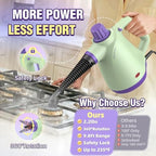 1050W Pressurized Handheld Steam Cleaner for Home, Steamer for cleaning - Image 4