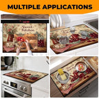 Heat-resistant Stove Top Cover - 28.5" X 20.5" Cooktop Protector Covers, Scratch-resistant Washable Pad Kitchen Countertop Mat (Teapot, 28.5" x 20.5") - Image 7