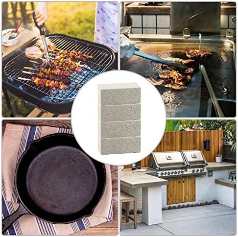 Blackstone Brick BBQ Cleaning Stone Block Heavy Duty Flat Top Grill Bricks Pumice Stone Griddle Cleaner Non-Scratch for Remove Greases Stains Residues - 4 Pack - Image 5