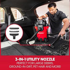 Vacmaster VCM408PF 1101 4-Gal 3.5 Peak HP Wet/Dry Vac Red - Image 4