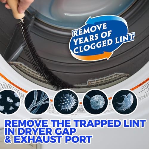 Holikme 35FT Dryer Vent Cleaner Kit 58Pcs - Lint Remover Brush Vacuum Tools - Image 5