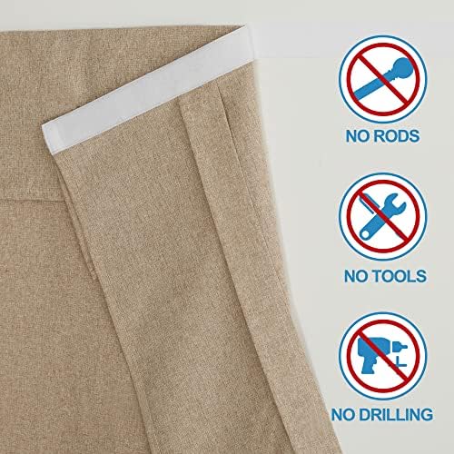 RYB HOME Door Window Curtains Privacy Sunlight Shades for Classroom Cover - Image 3