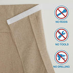 RYB HOME French Door Curtains for Patio Sliding Glass Door, Window Covering - Image 3
