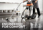 Industrial Wet/Dry Vacuum Cleaner | 2 Motors | 2000 Watt Power | 225 CFM | 21-Gallon Capacity JM773 - Image 3