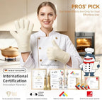 MAD SHARK Silicone Oven Mitts with Fingers Heat Resistant 450°F in Kitchen - Image 6