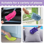 20 Pcs Reusable Duster Refills Washable Pads, Vivid Color - Image 4
