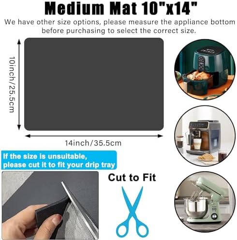 Kitchen Appliance Sliders 360 Degree Rotation Moving on Counter, Appliance Slider Cut to Fit, Mat for Kitchenaid Mixer with Kitchen Accessories,Appliance Mover for Espresso Machine, Food Processor - Image 3