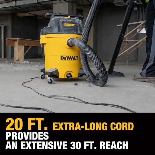 DEWALT Stealthsonic 12 Gallon 5.5 HP Shop Vacuum Wet and Dry, DXV12P-QTE - Image 5
