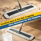 40" Commercial Dust Mop for Floor Cleaning, Heavy Duty Industrial Mop - Image 5