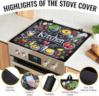 Stove Top Cover for Electric Stove, Glass Stove Top Cover, 28.5x20.5 inch - Image 6