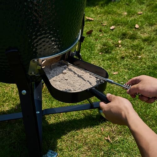 BBQ Ash Tool Poker, Big Green Egg Accessories kamado Joe Charcoal Smoker Wood Burning Stove ash Rake Grilling Accessories (Ash Removal Pan) - Image 5