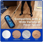 Nine Forty 48-Inch Premium Nylon Dust Mop Replacement Head - Heavy Duty Mop Head Refill for Industrial, Commercial, and Residential Cleaning - Dry Floor Duster for Hardwood Surfaces - Blue (1-Pack) - Image 6
