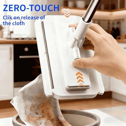 Clip on Mini Mop for Kitchen Counter & Floor, Lightweight Cleaning Tool - Image 2