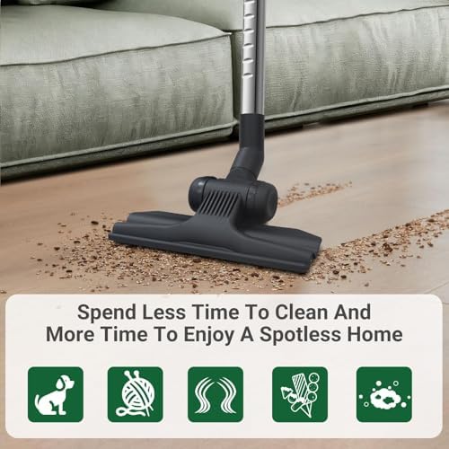 EZ SPARES Ultra-Thin 2cm Vacuum Brush, 1 1/4" Universal Floor Head - Image 5