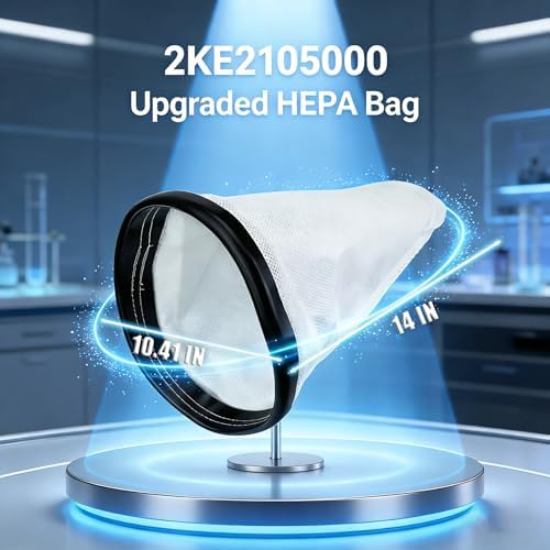 2KE2105000 HEPA Vacuum Cleaner Bags for Hoover & Royal, Vacuum Bags 2-Pack - Image 2