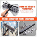 30 Feet High Reach Duster Kit with 2-24 ft Extension Pole for Fans, Gray - Image 5