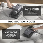 AIRTHEREAL M1 Mattress Vacuum Cleaner, 6 in 1 Bed Vacuum with High-Frequency Vibration - 80,000 RPM Dual Brushroll Rotation, UV-C Light, 14Kpa Suction, Dust Sensor, Ultrasonic and Heating Tech - Image 6