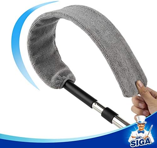 MR.SIGA Microfiber Gap Duster with Stainless Steel Adjustable Handle - Image 5