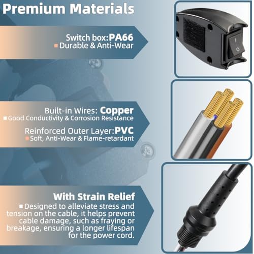 101610 Switch Cord Compatible with Pro Team Backpack Vacuum Parts - Image 5