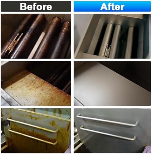 XANGNIER Large Commercial Fryer Cleaning Tools,6 Pcs - Image 2