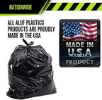Heavy Duty 33 Gallon Trash Bags (Huge 100 Ct. /w Flap Ties) - 2 MIL equiv. Thick Gauge Large Black Plastic Garbage Liners for Kitchen,Yard,Brute/Rubbermaid(1 Pallet of 100 Cases, 10000 Bags Total) - Image 6