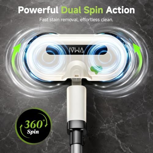 VMAI Cordless Electric Floor Scrubber & Mop with Cleaning Solution - Image 4