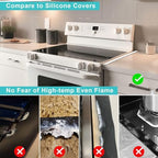 Stove Gap Covers Stainless Steel with White Coated, Stove Gap Filler | Heat Resistant & Easy to Clean Stove Counter Gap Cover, Upgraded Wider Top Perfect Fit White Stove and Counter Guard (23.5"L) - Image 4