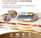 CREATULIZE X1 Robot Bed Vacuum, Automatic Mattress Vacuum Cleaner with Intelligent Path Planning, UV-C Light, HEPA Filter, One-Click 100% Dust & Pet Hair Removal for Bed, Mattress, Sofa, Carpet - Image 6