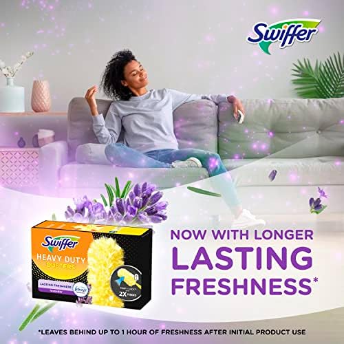 Swiffer Dusters Heavy Duty Multi-Surface Duster Refills for Cleaning, Lavender, 11 Count (Pack of 3) - Image 3