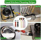 19Pcs Crevice Cleaning Brush Set,Hard Bristle Gap Scrub Tools - Image 5