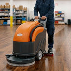 SUNMAX 22" Walk-Behind Commercial Floor Scrubber Machine, 31" Squeegee - Image 3