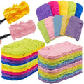 20 Pcs Reusable Duster Refills Washable Pads, Vivid Color by Zubebe