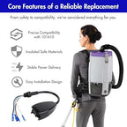 101610 Switch Cord Assembly Compatible with Backpack Vacuum Parts 120V Power Cord Replacement for Super CoachVac QuarterVac and More - Image 5