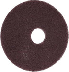 PRO SOURCE Extra Heavy Duty Floor Stripping Pads: 5 Pack, Maroon Extra Coarse Polyester, 15" Diameter - Image 3