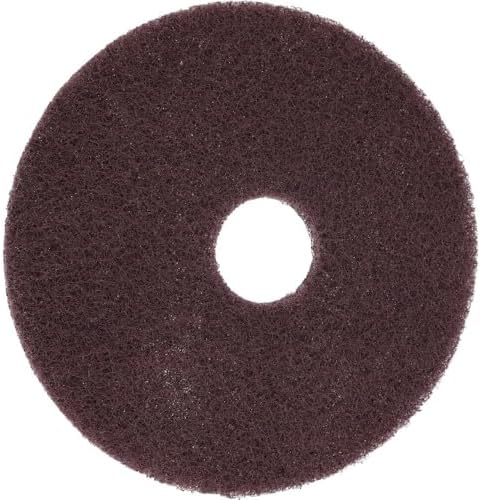 PRO SOURCE Extra Heavy Duty Floor Stripping Pads: 5 Pack, Maroon Extra Coarse Polyester, 15" Diameter - Image 3