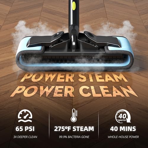Heavy-Duty Steam Cleaner for Home, 1500W High Pressure with 22 Accessories - Image 2