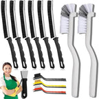 Crevice Cleaning Brush - Grout Scrub Brush, House Cleaning Supplies, Gap Cleaning Tools, Home Essentials, Gifts for Women Men, Hard Bristle Crevice Cleaner Brush for Household Use, Bathroom(11Pcs) by TURUM