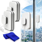 6-in-1 Magnetic Window Wiper, Double Sided Glass Cleaner,8-15mm Glass,2PCS by Unknown