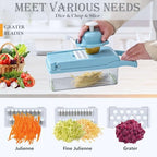 Vegetable Chopper Mandoline Slicer Home Kitchen Appliance Essential Gadget - Image 3