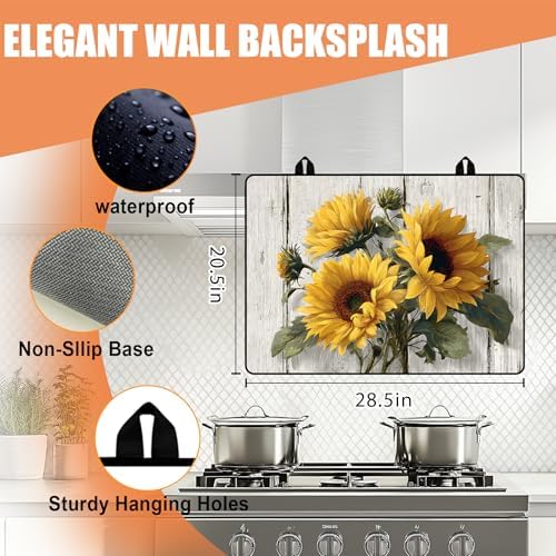 28"x20" Anti-Slip Electric Stove Top Cover - Image 4