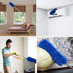 Cobweb Duster with ExtensionPole,Dusters for Cleaning with 2 DusterHeads - Image 4