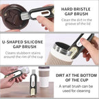 5-in-1 Long Handle Electric Bottle Brush Cleaner and Straw Cleaning Brush with Removable Brush Head, Multi-Function Rechargeable,for Stanley Cups, Baby Bottles, Pacifiers, Coffee Cups, Sports Bottles - Image 4