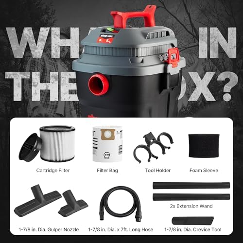 Shop-Vac 5430097 6 Gallon 5 Peak HP Wet/Dry Vacuum with Blower Function - Image 3