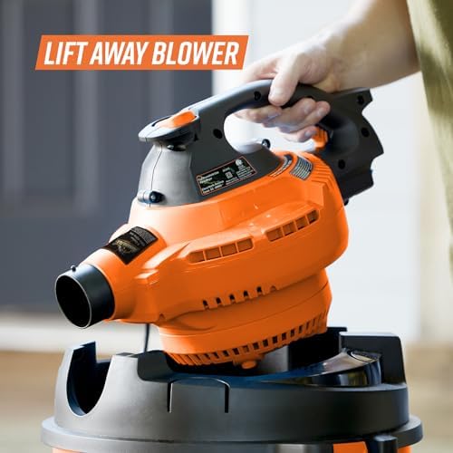 Armor All VBV809 0901 8Gal 4.5 Peak HP Wet/Dry Vac w. Detachable Blower - Image 4