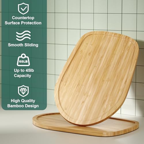 GuanQiao Food-Grade Bamboo Slider for KitchenAid 4.5-5 Qt Tilt Head Mixer - Image 5