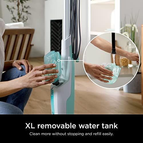 Shark Steam Mop for Sealed Hard Floors with 2 Dirt Grip Pads, White, S1000 - Image 5